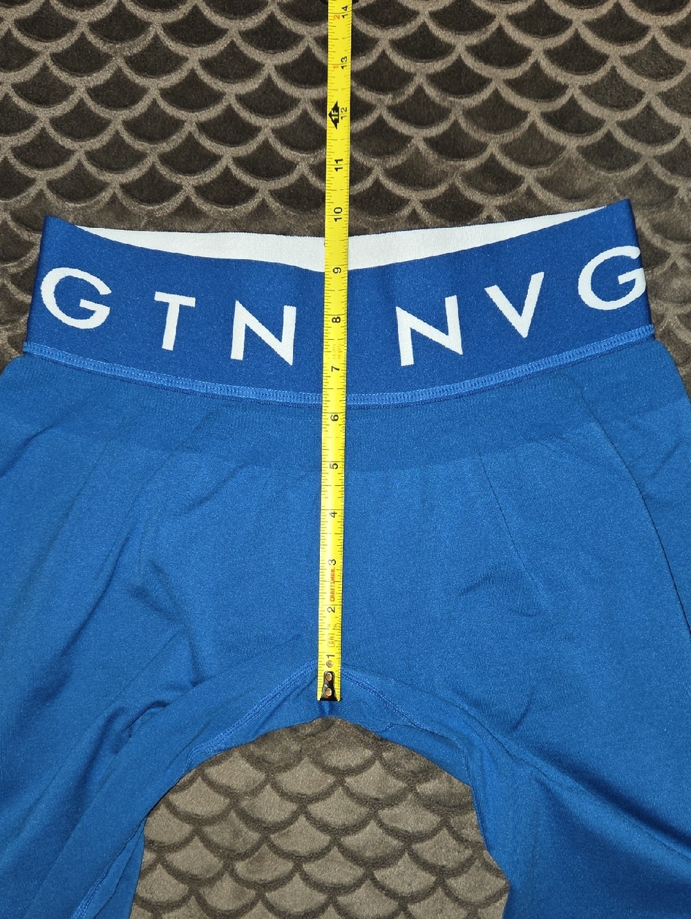 G474. NVGTN Sport Seamless Leggings in Blue - Size L (?) - Picture 6 of 8